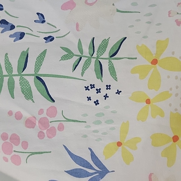 Cloud Island Floral wildflower fitted crib sheet - Picture 1 of 10
